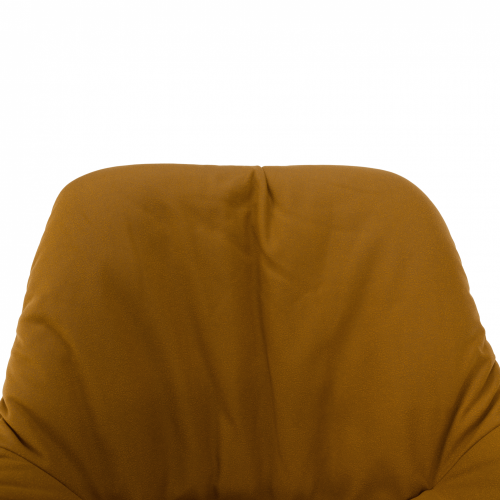 Jídelní židle, látka s efektem broušené kůže, camel, KALIFA