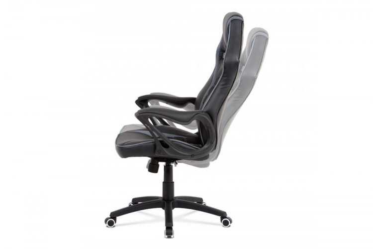 Kancelářská židle KA-G406 GREY černá/šedá