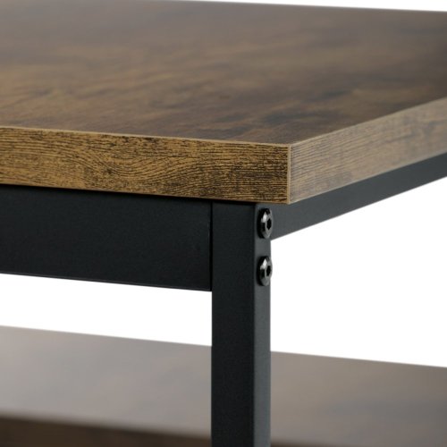 Jídelní set 1+2, rozměr stolu 110x60x75, rozměr lavice 98x30x47, MDF, barva staré dřevo