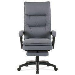 Kancelářské křeslo, výškově nastavitelná, šedá látka, KA-Y350 GREY