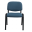 Kancelářská židle, tmavomodrá, ISO ECO
