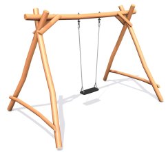 Houpačka Swing z akátu - s klasickým sedákem Houpačka Swing z akátu - s klasickým sedákem