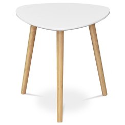 Konferenční stolek 40x40cm, mdf, bílá, AF-1132 WT
