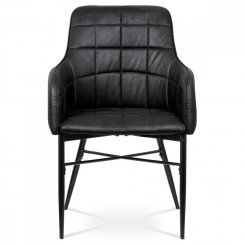 Jídelní židle, potah černá látka AC-9990 BK3