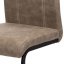 Jídelní židle, lanýžová látka v dekoru vintage kůže, DCL-413 LAN3