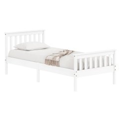 Jednolůžko TORINO 90x200 bílý lak