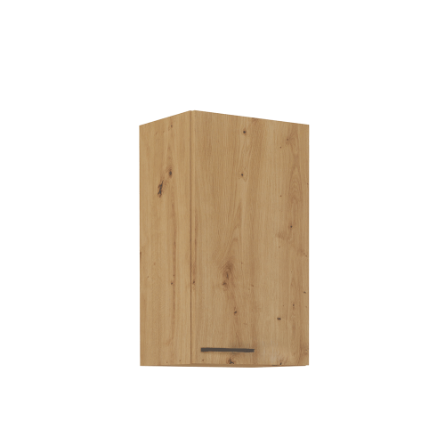 Horní skříňka, černý mat / dub artisan, Monro 40 G-72 1F