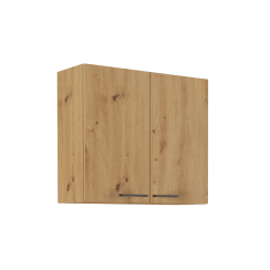 Horní skříňka, černý mat / dub artisan, Monro 80 G-72 2F