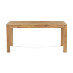 Jídelní stůl 160x90cm, masiv, dub, DS-H160 DUB