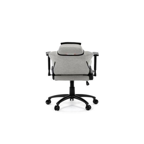 Herní křeslo, houpací mechanismus, stříbrná látka, KA-F12 SIL2