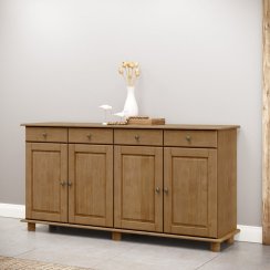 Příborník 4 dveře + 4 zásuvky RUBI dub