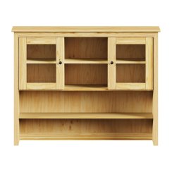 Nástavec příborníku 2 dveře + police TORINO kovové úchytky