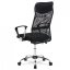 Kancelářská židle s podhlavníkem z ekokůže KA-E305 BK