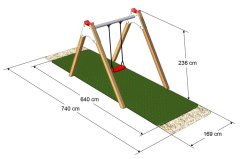 Monkey houpačka Duoswing I HY01150A
