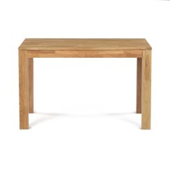Jídelní stůl 120x80x75 cm, masiv dub bílý, povrchová úprava olejem, nohy 8x8 cm