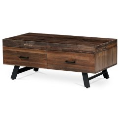 Konferenční stolek 120x60cm, masiv, old wood, AHG-536 PINE