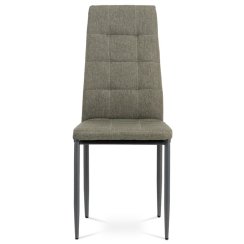 Jídelní židle, hnědá, látka, DCL-397 LAN2