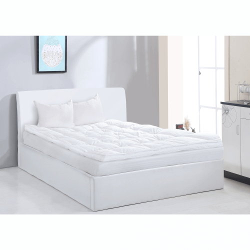 Manželská postel s úložným prostorem, bílá, 180x200, KERALA