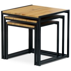 Konferenční stolek 45x45cm, mdf, divoký dub, AF-3003 OAK