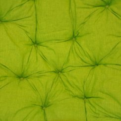 Polstr na křeslo papasan 115 cm světle zelený melír