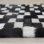 Luxusní koberec, pravá kůže, 201x300, KŮŽE TYP 6