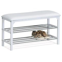 Botník, kov, bílá, 83168-13 WT