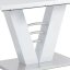 Jídelní stůl rozkládací 120-160x80 cm, mdf, bílá, HT-510 WT
