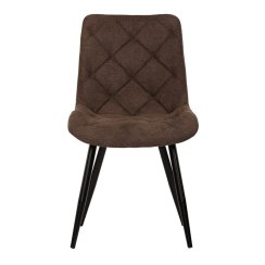 Jídelní židle, hnědá, látka, CT-382 BR2