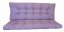 Polstr na zahradní houpačku 120 cm - látka fialový melír