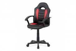 Kancelářská židle KA-V107 RED červená-černá