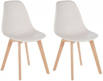 Plastové židle - Materiál nohou - Plast