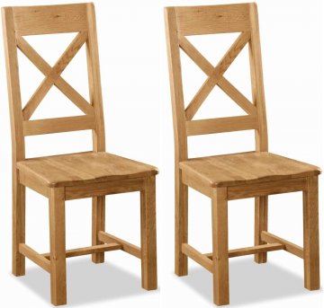 Dřevěné jídelní židle do interiéru - Barva potahu - Bílá