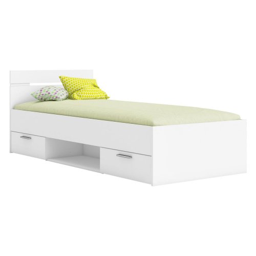 Multifunkční postel 90x200 MICHIGAN perleťově bílá