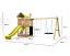 Dětské hřiště Monkey´s Home Malý pirát HOOK s modrou skluzavkou Dětské hřiště Monkey´s Home Malý pirát HOOK s modrou skluzavkou