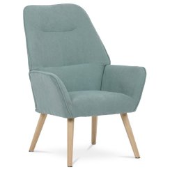 Křeslo, modrá látka, AK-312 BLUE2