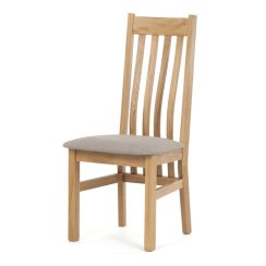 Jídelní židle, přírodní, masiv, C-2100 CRM2