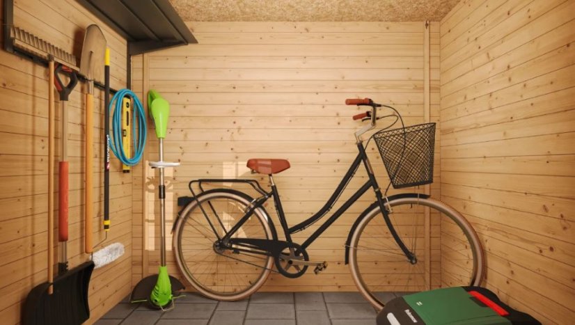 Domek na nářadí EKO-LINE H310 130x235 cm tl. 19 mm