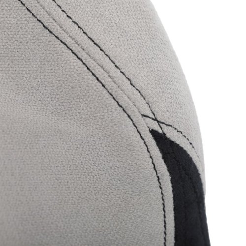 Herní křeslo, houpací mechanismus, stříbrná látka, KA-F12 SIL2