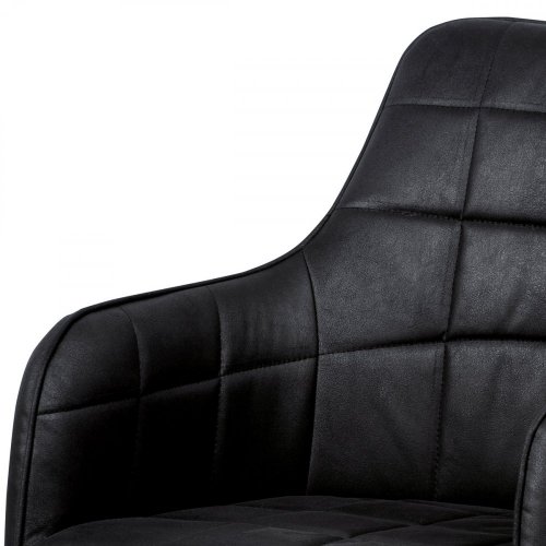 Jídelní židle, potah černá látka AC-9990 BK3