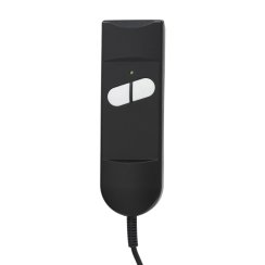 Křeslo polohovací, eletrické, šedá látka TV-5482 GREY2