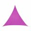 Stínící plachta trojúhelník 4m - fialová