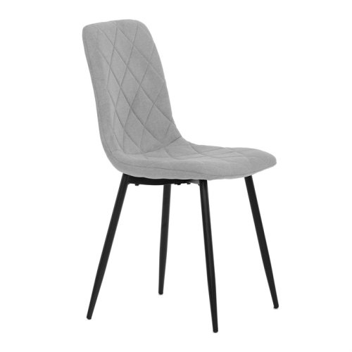Jídelní židle, šedá, látka, CT-283 SIL2