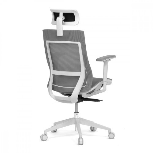 Kancelářská židle, šedá MESH síťovina KA-W004 GREY