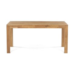 Jídelní stůl 160x90x75, masiv dub bílý, povrchová úprava olejem, nohy 8x8 cm