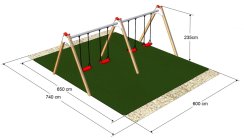 Monkey houpačka Duoswing VI HY06150A