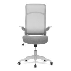 Kancelářská židle, houpací mechanismus, šedá síťovina, KA-A182 GREY