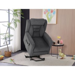 Relaxační křeslo s elektrickým ovládáním, pomoc při vstávání TV-7072 GREY2