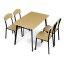 Jídelní set  MDF dekor dub AUT-O2222 OAK