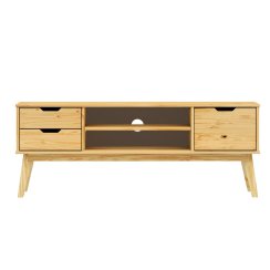 TV stolek 1 dveře + 2 zásuvky BONITO lak