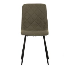 Jídelní židle, hnědá, látka, CT-283 BR2